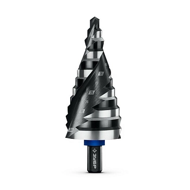 Сверло ступенчатое, 12 ступеней, 6-38мм, BLACK FORCE (29671-6-38-12) ЗУБР