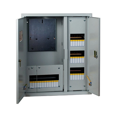 Щит учетно-распределительный встраиваемый ЩУРВ 3/30 (2-дверный с окном ) IP31 (530х620х165) EKF PROx