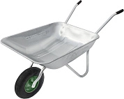 Тачка садовая одноколесная, 150 кг, объем 85 л, пневм. колесо (Fermer1501EL) ELAND