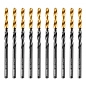Сверло по металлу 4 мм, HSS-TiN, Golden Tip, 10 шт. (717209) DENZEL фото2