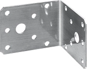 Уголок крепежный нержавеющий НКУ-2.0, 55х70х70х2мм, Профессионал (310526-55) ЗУБР