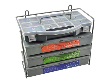 Кольца уплотнительные резиновые HNBR, SAE и метрические, 900пр. (G02801) GEKO