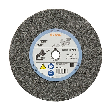 Профильный шлифовальный круг 0,325 - 1,3 1,5 1,6 3/8 - 1,6 140 3,8 12 5203 750 7010 Stihl