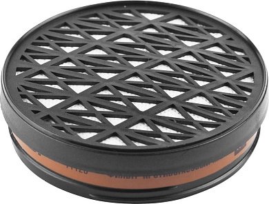 Фильтр сменный для респиратора, тип А1 от органических паров, 1шт "ЭКСПЕРТ" (11128) ЗУБР