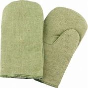 Рукавицы брезентовые с двойным брезентовым наладонником