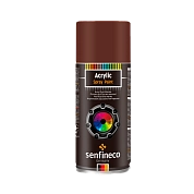 Краска аэрозольная акриловая коричневая 400 мл. (4333) SENFINECO