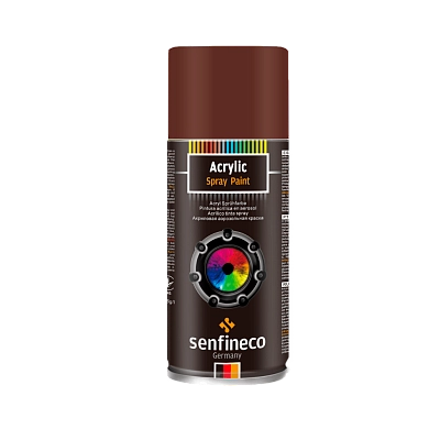 Краска аэрозольная акриловая коричневая 400 мл. (4333) SENFINECO