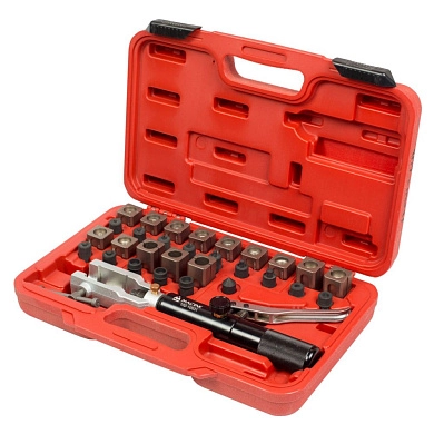 Набор для развальцовки трубок с гидравлическим поршнем, кейс, 30 предметов (102-10031C) МАСТАК