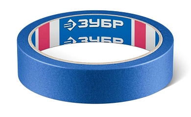 Лента малярная №100 24мм х 25 м, для гладких и слегка шероховатых поверхностей (12141-24) ЗУБР