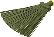 Метла синтетическая плоская гибкая, веерная, конич.резьб.соед. (39220_z02) СИБИН