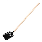 Лопата совковая, 230х280х1400мм, деревянный черенок (61461)