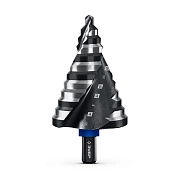 Сверло ступенчатое, 12 ступеней, 6-52мм, BLACK FORCE (29671-6-52-12) ЗУБР