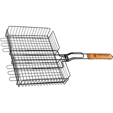 Решетка-гриль 260х320х65мм объемная антиприг. Camping (69552) PALISAD