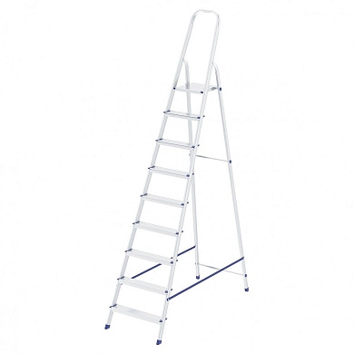Лестница-стремянка алюмин., 9 ступ, 1870мм, слож.2670х560х110мм, (97719) СИБРТЕХ