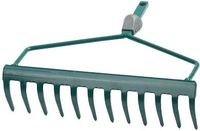 Грабли изогнутые "MAXI", 12 зубцов, с быстрозажимным механизмом, 300мм (4230-53808) RACO