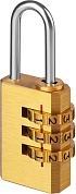 Замок навесной кодовый мини 29х21х10мм, 3 диска, Профессионал (37118-1_z02) ЗУБР