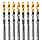 Сверло по металлу 9 мм, HSS-TiN, Golden Tip, 8 шт. (717221) DENZEL фото2
