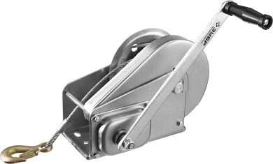 Лебедка ручная барабанная "ПРОФЕССИОНАЛ", подъемная, тросовая, 1.3т, 8м (43117-1.3) ЗУБР