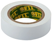 Изолента ПВХ, 19мм/10м, белая (F_11009) FIT