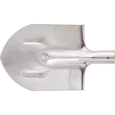 Лопата штыковая, нерж. сталь, 200х265мм, ребра жесткости, без черенка (614375) СИБРТЕХ