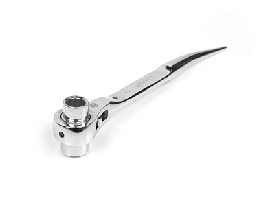 Ключ коликовый торцевой трещоточный 11х13мм, хром (121323) HORTZ