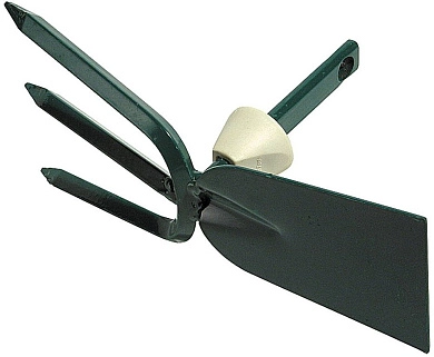 Мотыжка садовая , прямое лезвие, 3 зубца, с быстрозажимным механизмом, 75мм (4230-53817) RACO