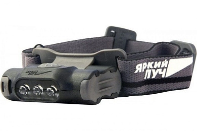 Фонарь светодиодный налобный LH-030 DROID (30 Лм 20м ABS пластик 2xAAA) ЯРКИЙ ЛУЧ