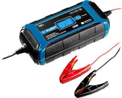 Устройство зарядное 12 В, 8 А, автомат, IP65, AGM, GEL, WET "Профессионал" (59303) ЗУБР