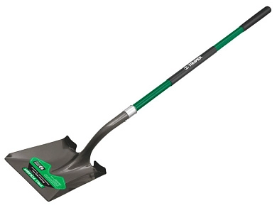 Лопата совковая, ручка из фибергласа 120 см, полотно 1,6мм PCL 30*23*145см (32403) TRUPER