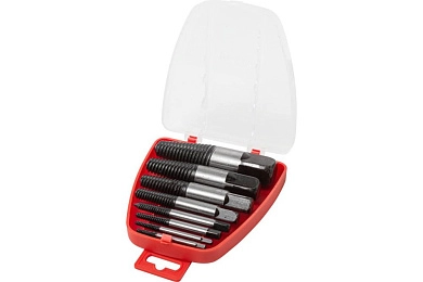 Набор экстракторов стальных, в пласт. боксе, 8шт. (F-63006B) Forsage