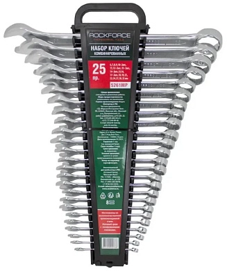 Набор ключей комбинированных 6-32мм, 25пр. (RF-5261MP) Rock FORCE