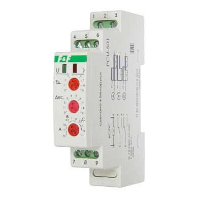 Реле времени PCU-501 (264В 8А 2NO/NC 3 функции) EA02.001.021 Евроавтоматика ФиФ