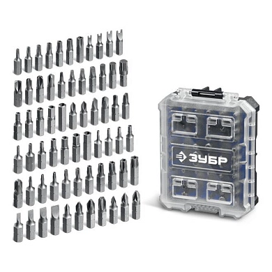 Набор бит, кейс Z-БОКС, 66 пр. (26394-H66) ЗУБР