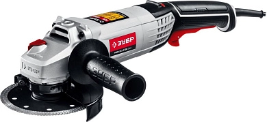 Угловая шлифмашина УШМ-125-1200 ЭМ3 (1200 Вт, круг 125х22 мм, регул. обор., кор.) ЗУБР