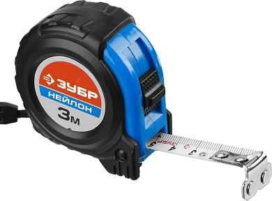 Рулетка 3м/16мм, нейлон. покр., магн., быт. "ПРОФЕССИОНАЛ", повер. (34056-03-16) ЗУБР