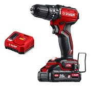 Дрель-шуруповерт ударная аккум. ДБУ-45-21 (LMS) (20.0 В, 1 акк. х 2.0 А/h, 45 Нм, кор.) ЗУБР