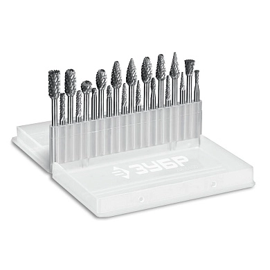 Набор борфрез, хв-к 3 мм, 20 пр. "ПРОФЕССИОНАЛ" (28816-H20) ЗУБР