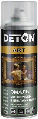 Эмаль металлик - Супер хром - аэр. 520мл ART (DTN-A07663) DETON