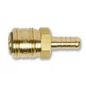 Соединение быстросъемное с клапаном "ёлочка" 10мм (латунь)(S33-30SHB) PROWIN