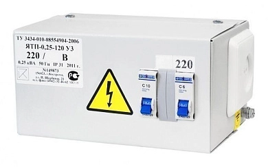 Ящик ЯТП 0,25 2АВ 220/24 IP31