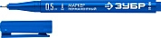 Маркер перм., синий, экстра тонкий, толщ. письма 0.5мм "МП-50" (06321-7) ЗУБР