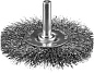Щетка дисковая для дрели, витая стальная проволока 0,3мм, 63мм "ПРОФЕССИОНАЛ" (35198-063_z02) ЗУБР фото2