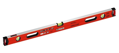 Уровень строительный Hercules 100см, (0,5мм/м, 3 колбы), быт., (986-41-100) KAPRO