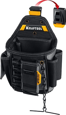 Сумка поясная с быстросъём. крепл., 13 карманов и петель, 280 х 200 мм (38772) KRAFTOOL