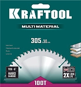 Диск пильный 305х30х100Т по алюминию "Multi Material" (36953-305-30) KRAFTOOL