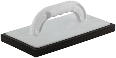 Терка пластмассовая с резиновой накладкой 18мм, 140х280мм (F_05298) FIT