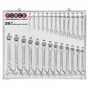 Стенд ключей комбинированных, 26пр. (5261) FORCE