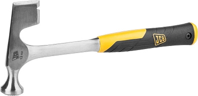 Молоток-топорик цельнокованый, двухкомп. виброгасящая рукоятка, 340г (JHM006) JCB