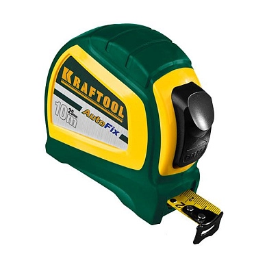Рулетка 10м/25мм, автостоп, прорез. корпус, быт. "EXPERT" (34123-10-25_z01) KRAFTOOL