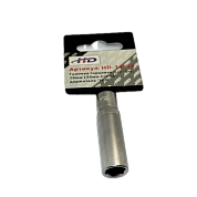 Головка торцевая 1/4" 6гр. 10мм L50мм CrV на держателе (HD-1421P) H-D